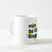 Mug Amusement branché design heureux de Profitez des c (Devant gauche)