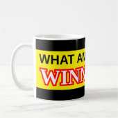 Mug Amusement "CE QUI SUIS JE FAISANT DANS WINNIPEG ? (Gauche)