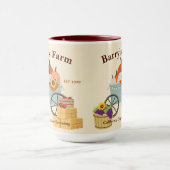 Mug Amusement de ferme personnalisée (Centre)