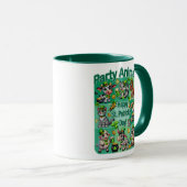 Mug Amusement de la Saint-Patrick et "Animaux de Fête" (Devant droit)