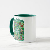 Mug Amusement de la Saint-Patrick et "Animaux de Fête" (Devant gauche)