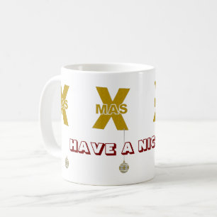 Mug Amusement de Noël - Type de Xmas et Ornement d'Arb