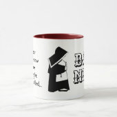 Mug Amusement de nonne - nettoyez l'humour, (Centre)