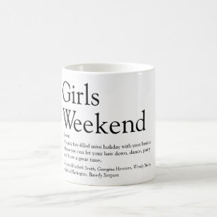 Mug Amusement de week-end pour filles Définition perso