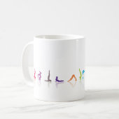 Mug amusement de yoga (Devant gauche)