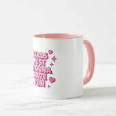 Mug Amusement des filles (Devant droit)