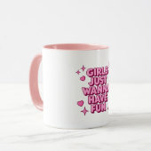Mug Amusement des filles (Devant gauche)