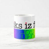 Mug amusement d'iz de foniks (Centre)