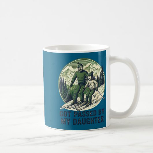 Mug Amusement Épique Passé Ski A Eu Fille Fille (Droite)