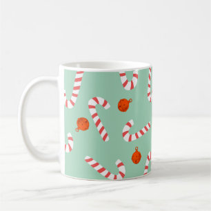 Mug Amusement festif avec Sucres de canne et cloches