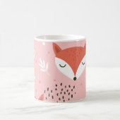 Mug Amusement Fox : Motif de forêt mignon (Centre)