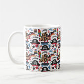 Mug Amusement nautique : Parlez comme un Motif de la J (Gauche)
