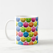 Mug Amusement Pickleball coloré de monogramme (Gauche)