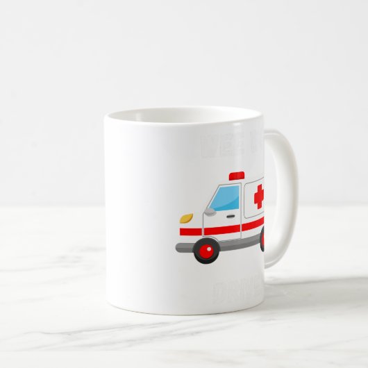 Mug Amusement WeeWoo Ambulance d'urgence chauffeur Lov (Devant droit)