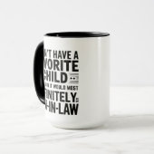 Mug AmusementMon Enfant Préféré Certainement Mon Gendr (Devant gauche)