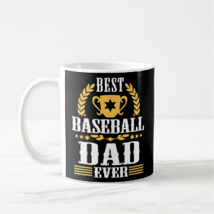 MUG AMUSER BEST BASEBALL DAD JAMAIS SUPPORTEUR D'ENTRA