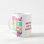 MUG AMUSER LE MEILLEUR CHÈQUE CHER COACH JAMAIS (Devant gauche)