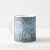 Mug amusez-vous avec le poisson de la marque (Devant gauche)