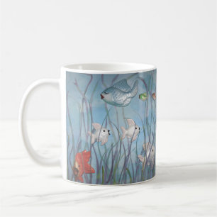 Mug amusez-vous avec le poisson de la marque