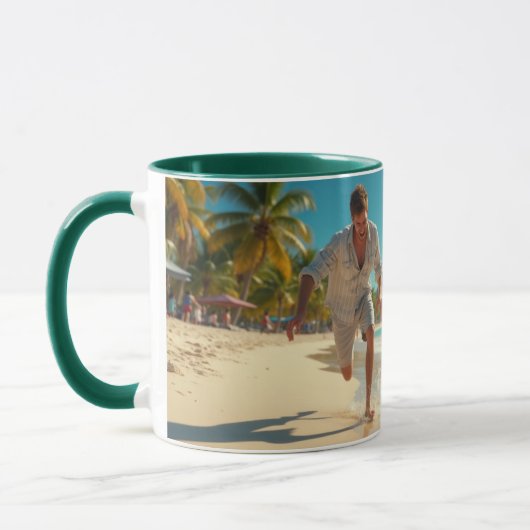 Mug Amusez-vous ensemble à la plage (Gauche)
