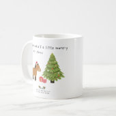 Mug Amusez-vous un peu de mouton de Noël (Devant gauche)