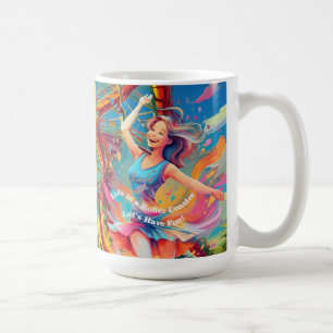 Mug Amusons-nous, la vie est des montagnes russes
