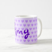 Mug Amy en violet (Devant droit)