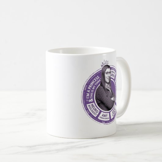 Mug Amy Farrah Fowler - Graphique d'informations (Devant droit)