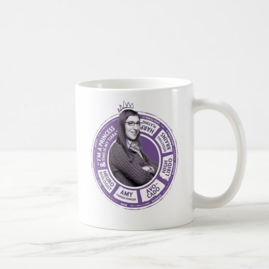 Mug Amy Farrah Fowler - Graphique d'informations (Droite)