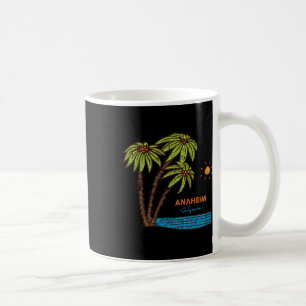 Mug Anaheim, Californie Surf Vintage Rétro Plage Hi