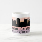 Mug Anaheim Skyline Latitude et Longitude (Centre)