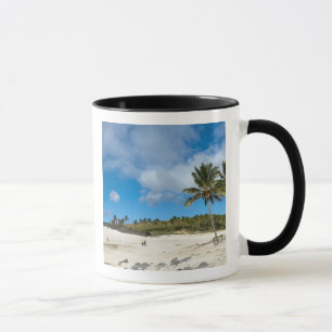 Mug Anakena, Rapa Nui, Île de Pâques, Chili