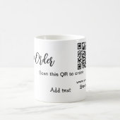 Mug Analyser pour commander analyser le code QR ajoute (Centre)