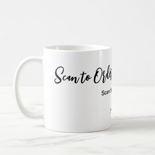 Mug Analyser pour commander analyser le code QR ajoute (Gauche)