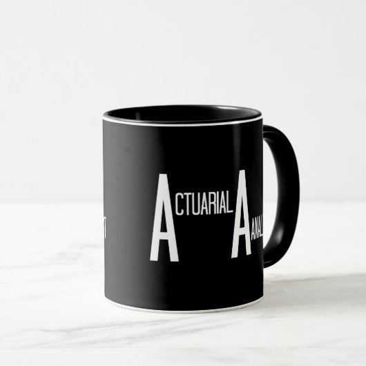 Mug Analyste actuariel (Devant droit)
