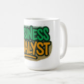 Mug Analyste commercial de style graffiti (Devant droit)