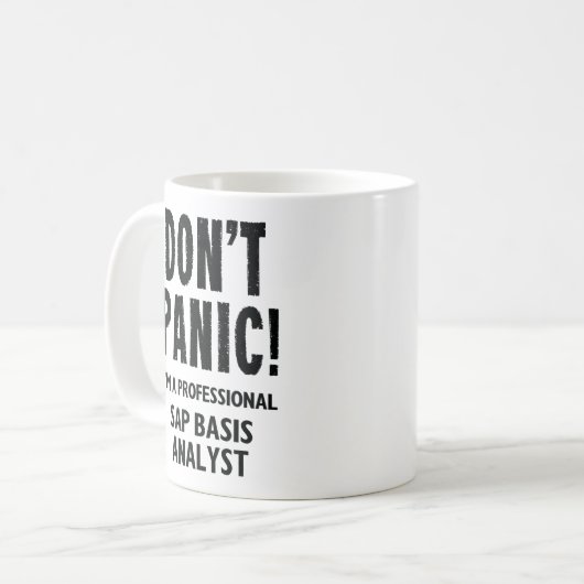 Mug Analyste de base SAP (Devant gauche)