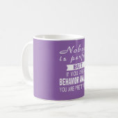 Mug Analyste de comportement (Devant gauche)