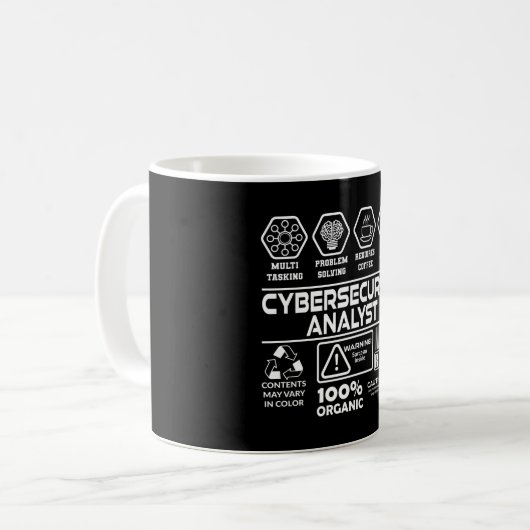 Mug Analyste de cybersécurité (Devant gauche)