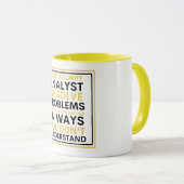 Mug Analyste de cybersécurité Nous résolvons des probl (Devant droit)