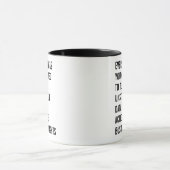 Mug Analyste de données drôle (Centre)