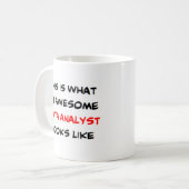 Mug analyste de données, génial (Devant gauche)