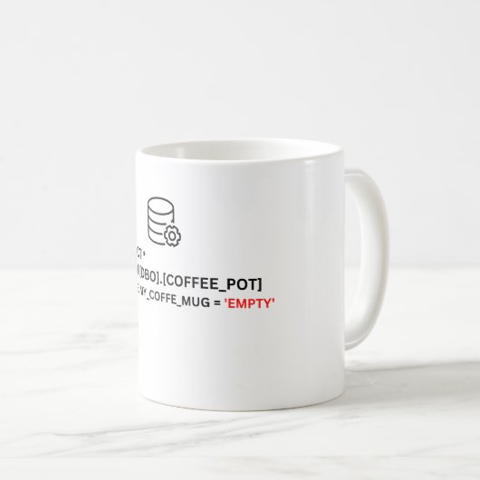 Mug Analyste de données unique (Devant droit)