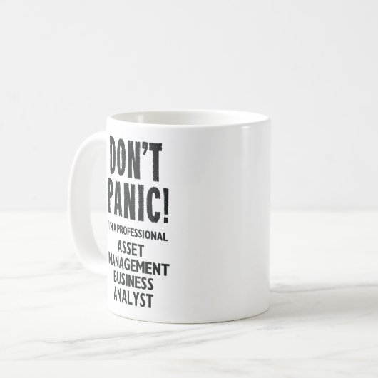 Mug Analyste de gestion des actifs (Devant gauche)