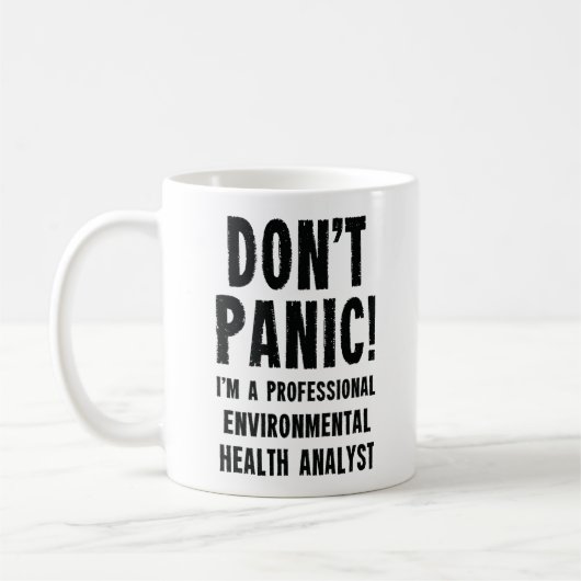 Mug Analyste de la santé de l'environnement (Gauche)