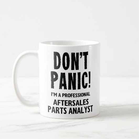 Mug Analyste de pièces après-vente (Gauche)
