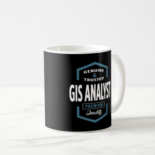 Mug Analyste De SIG | Idées cadeaux (Devant droit)