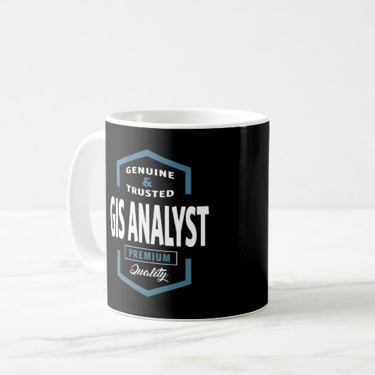 Mug Analyste De SIG | Idées cadeaux (Devant gauche)