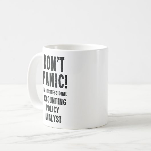 Mug Analyste de stratégie comptable (Devant gauche)