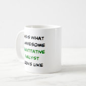 Mug analyste quantitatif, génial (Devant gauche)